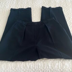 Y2K Black Jones New York Single Pleat Trousers with Cuffs Size 14